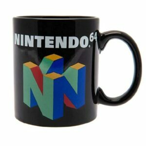 Nintendo (N64) Ceramic Black Mug (315ml) Accessories