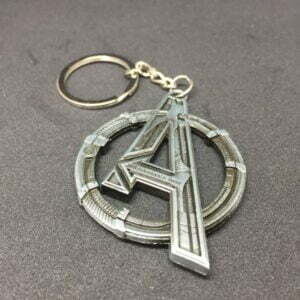 Marvel Avengers Metallic Logo Keychain Accessories