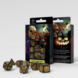 Halloween Pumpkin – Jack O’Lantern Dice Set (7 Dice) Accessories Dice 2