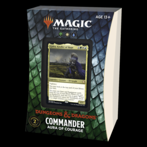 MTG – Commander: Adventures in the Forgotten Realms: Aura of Courage Deck – EN Magic the Gathering TCG commander deck