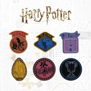 Harry Potter Limited Edition Set of 6 Triwizard Tournament Pin Badges Accessories harry potter