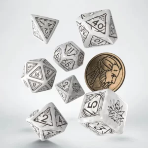The Witcher Dice Set Geralt – The White Wolf Card & Game Supplies Dice