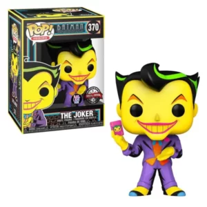 Funko Pop! Heroes: DC Batman The Animated Series – The Joker (BlackLight) (Glows in the Dark) (Special Edition) #370 Vinyl Figure Funko dc